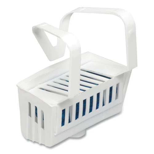 Non-para Toilet Bowl Block, Lasts 30 Days, Evergreen Scent, White, 12/box - Image 3