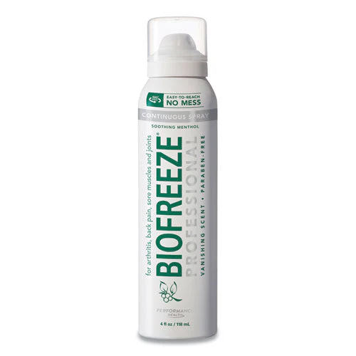 Professional Colorless Topical Analgesic Pain Reliever Spray, 4 Oz Spray Bottle - Image 1