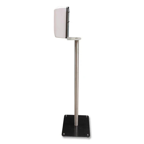 Hand Sanitizer Stand With Hands Free Dispenser, 1,000 Ml, 12 X 16 X 51, Silver/white/black - Image 3