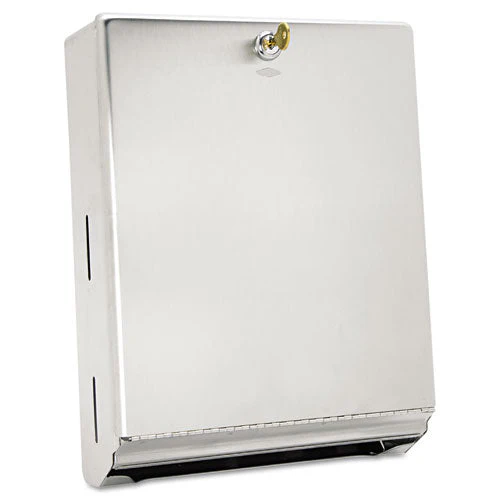 Surface-mounted Paper Towel Dispenser, 10.75 X 4 X 14, Stainless Steel - Image 1