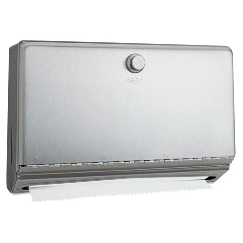Surface-mounted Paper Towel Dispenser, 10.75 X 4 X 7.13, Stainless Steel - Image 1