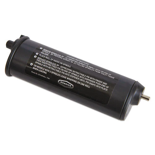 Theft Resistant Spindle For Classicseries Toilet Tissue Dispensers, Black - Image 1