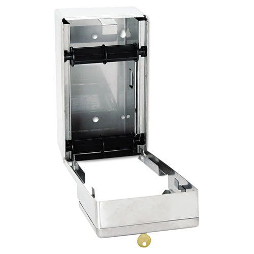 Stainless Steel 2-roll Tissue Dispenser, 6.06 X 5.94 X 11, Stainless Steel - Image 3