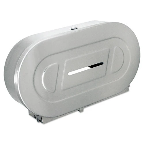 Toilet Tissue 2 Roll Dispenser, Jumbo, 20.81 X 5.31 X 11.38, Satin-finish Stainless Steel - Image 3