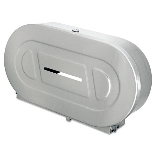 Toilet Tissue 2 Roll Dispenser, Jumbo, 20.81 X 5.31 X 11.38, Satin-finish Stainless Steel - Image 2