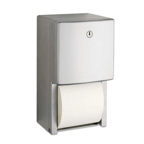 Conturaseries Two-roll Tissue Dispenser, 6.08 X 5.94 X 11, Stainless Steel - Image 1