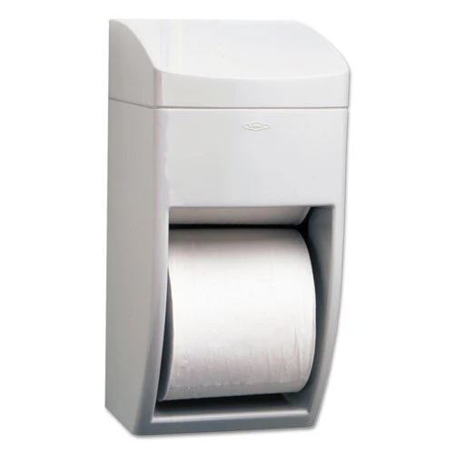 Matrix Series Two-roll Tissue Dispenser, 6.25 X 6.88 X 13.5, Gray - Image 1