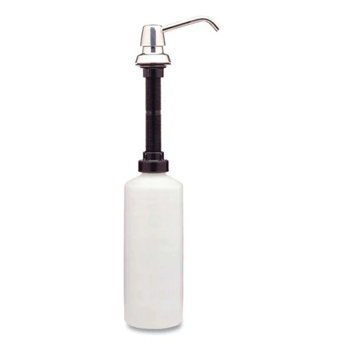 Contura Lavatory-mounted Soap Dispenser, 34 Oz, 3.31 X 4 X 17.63, Chrome/stainless Steel - Image 1