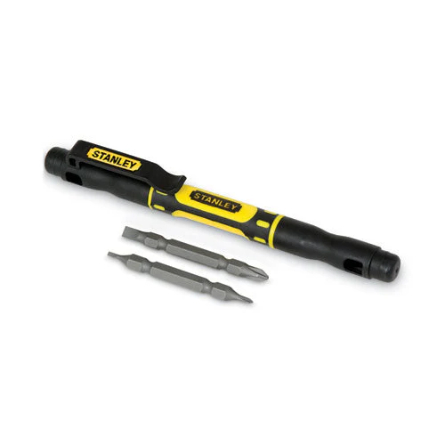 4 In-1 Pocket Screwdriver, Black/yellow - Image 3