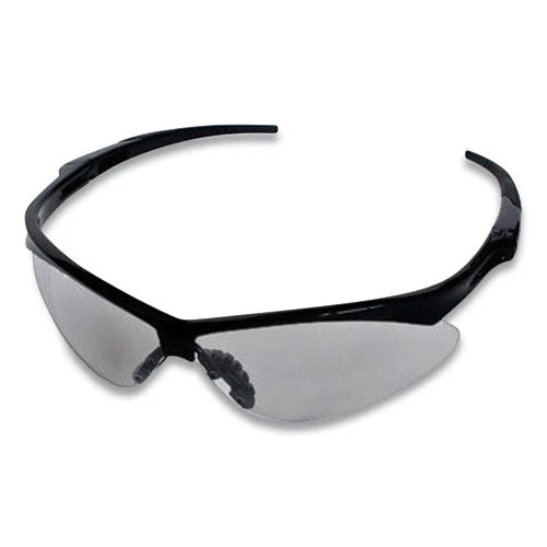 Anser Optical Safety Glasses, Scratch-resistant, Clear Lens, Black Frame - Image 2
