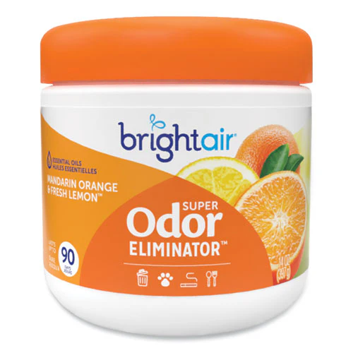 Super Odor Eliminator, Mandarin Orange And Fresh Lemon, 14 Oz Jar, 6/carton - Image 3