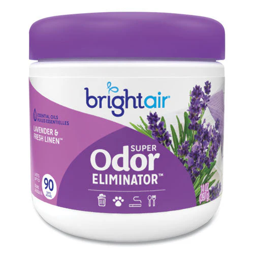 Super Odor Eliminator, Lavender And Fresh Linen, Purple, 14 Oz Jar, 6/carton - Image 3