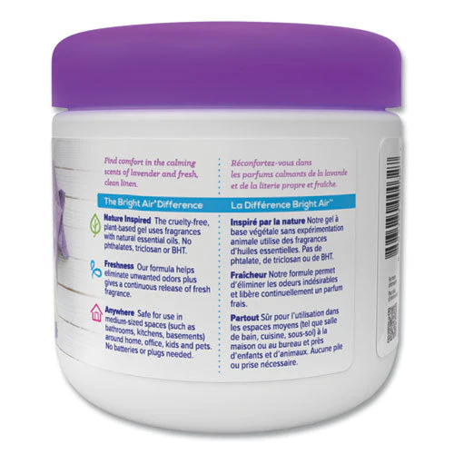 Super Odor Eliminator, Lavender And Fresh Linen, Purple, 14 Oz Jar - Image 3