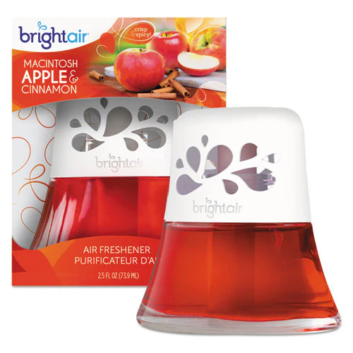 Scented Oil Air Freshener, Macintosh Apple And Cinnamon, Red, 2.5 Oz - Image 1