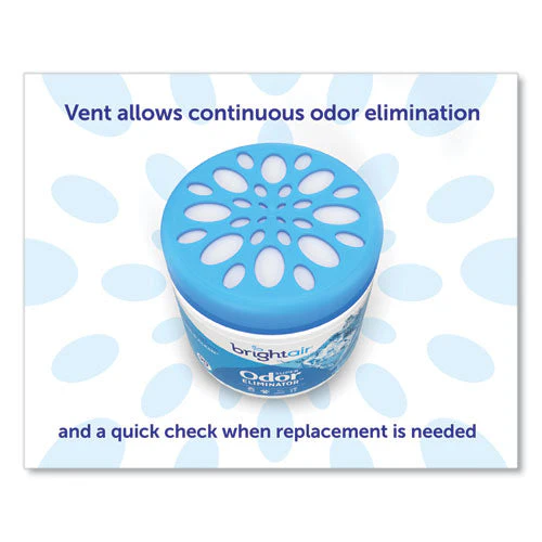 Super Odor Eliminator, Cool And Clean, Blue, 14 Oz Jar, 6/carton - Image 2