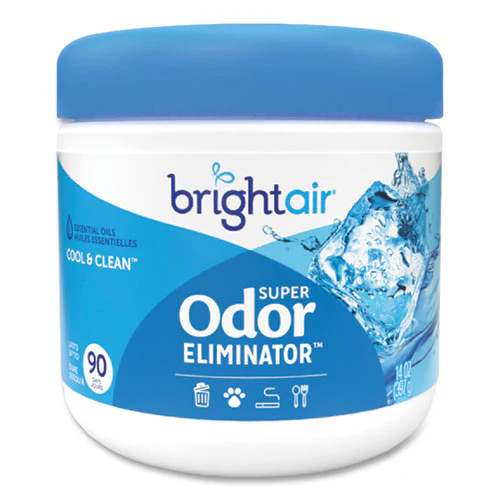 Super Odor Eliminator, Cool And Clean, Blue, 14 Oz Jar - Image 1