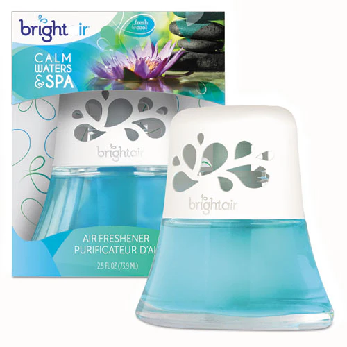 Scented Oil Air Freshener, Calm Waters And Spa, Blue, 2.5 Oz, 6/carton - Image 1