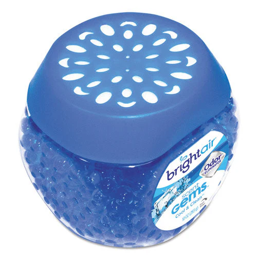 Scent Gems Odor Eliminator, Cool And Clean, Blue, 10 Oz Jar, 6/carton - Image 2