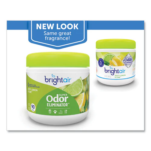 Super Odor Eliminator, Zesty Lemon And Lime, 14 Oz Jar, 6/carton - Image 3
