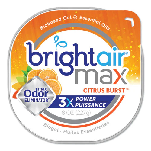 Max Odor Eliminator Air Freshener, Citrus Burst, 8 Oz Jar - Image 3