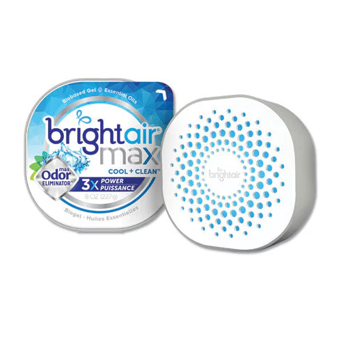 Max Odor Eliminator Air Freshener, Cool And Clean, 8 Oz Jar - Image 1