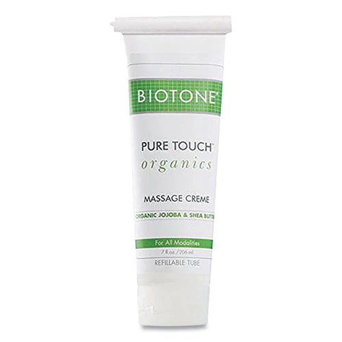 Pure Touch Organics Massage Creme, 7 Oz Tube, Unscented - Image 1