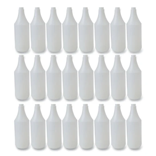 Embossed Spray Bottle, 32 Oz, Clear, 24/carton - Image 1