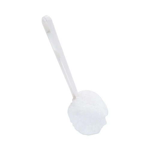 Deluxe Bowl Mop, 12" Handle, 2" Mop Head, White, 25/carton - Image 1