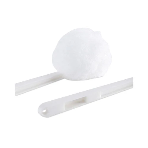 Deluxe Bowl Mop, 12" Handle, 2" Mop Head, White, 25/carton - Image 2