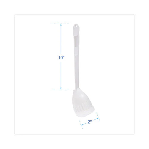 Cone Bowl Mop, 10" Handle, 2" Mop Head, White - Image 3