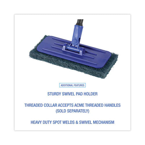 Swivel Pad Holder, Plastic, Blue, 4 X 9 - Image 2
