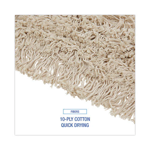 Mop Head, Dust, Cotton, 18 X 3, White - Image 3