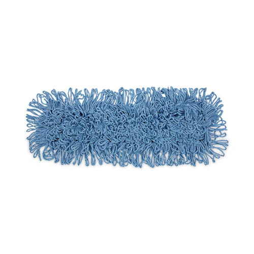 Mop Head, Dust, Looped-end, Cotton/synthetic Fibers, 24 X 5, Blue - Image 1