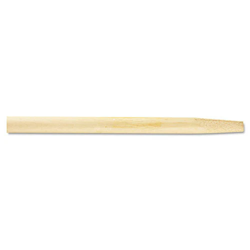 Tapered End Broom Handle, Lacquered Hardwood, 1.13" Dia X 54", Natural - Image 1