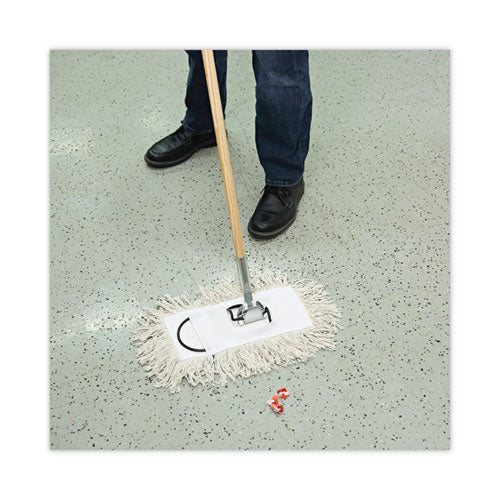 Mop Head, Dust, Cotton, 12 X 5, White - Image 3