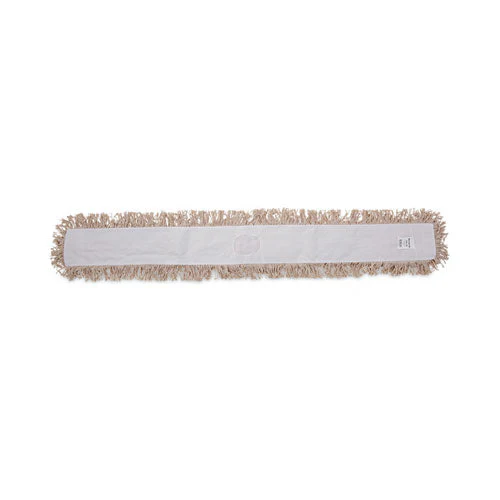 Industrial Dust Mop Head, Hygrade Cotton, 60w X 5d, White - Image 1