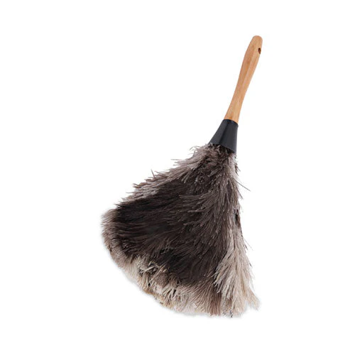 Professional Ostrich Feather Duster, 7" Handle - Image 1