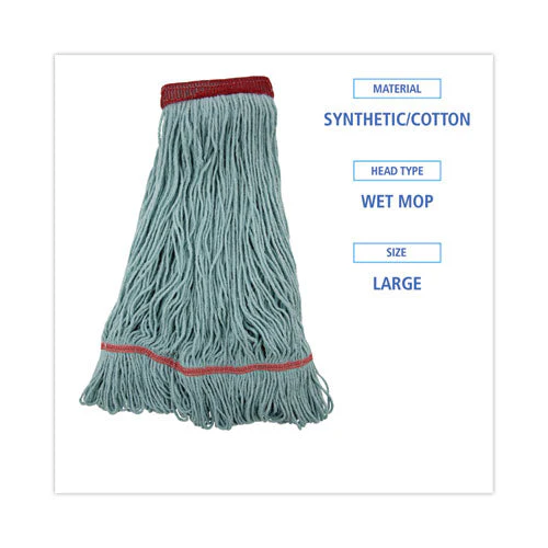 Echomop With Looped-end Wet Head, Synthetic/cotton, Large, Blue - Image 3