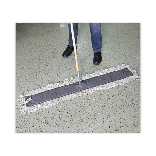 Clip-on Dust Mop Frame, 48w X 5d, Zinc Plated - Image 2