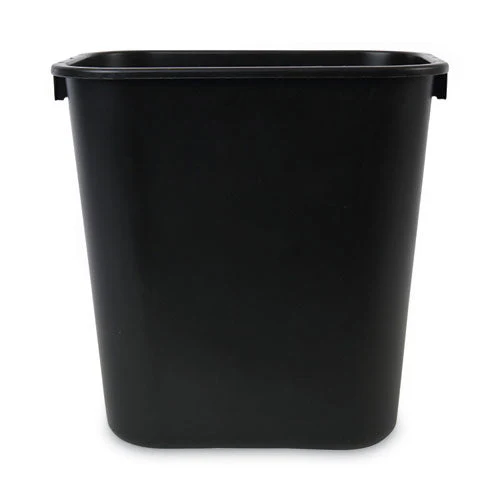 Soft-sided Wastebasket, 14 Qt, Plastic, Black - Image 2