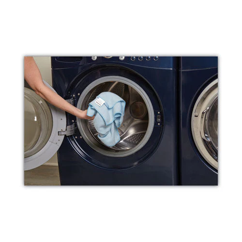 Microfiber Cleaning Cloths, 16 X 16, Blue, 24/pack - Image 2