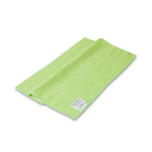Microfiber Cleaning Cloths, 16 X 16, Green, 24/pack - Image 1