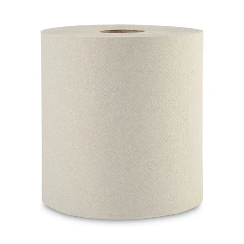 Boardwalk Green Universal Roll Towels, 1-ply, 8" X 800 Ft, Natural, 6 Rolls/carton - Image 1