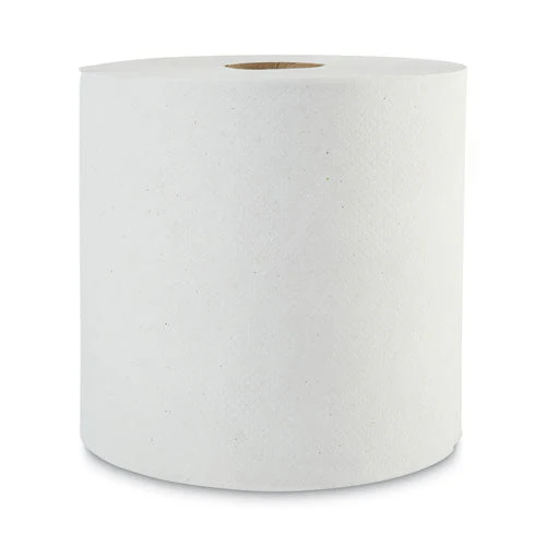 Boardwalk Green Universal Roll Towels, 1-ply, 8" X 800 Ft, Natural White, 6 Rolls/carton - Image 1