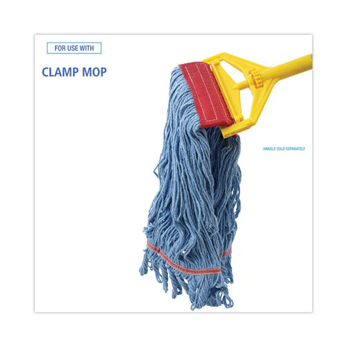 Pro Loop Web/tailband Mop Head, Blue, Large, 12/carton - Image 2