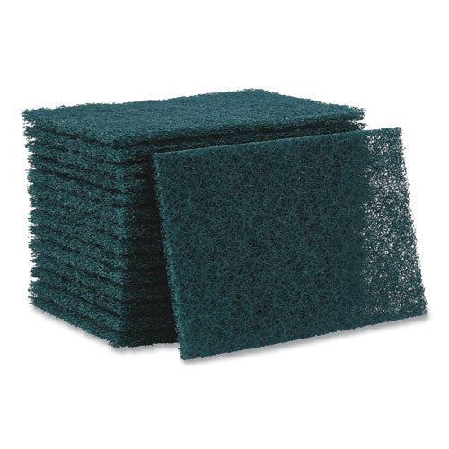 Heavy-duty Scour Pad, 6 X 9, Green 15/carton - Image 1