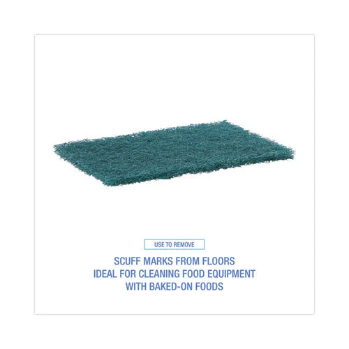 Heavy-duty Scour Pad, 6 X 9, Green 15/carton - Image 3