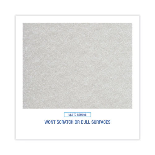 Light Duty Scour Pad, White, 6 X 9, White, 20/carton - Image 3