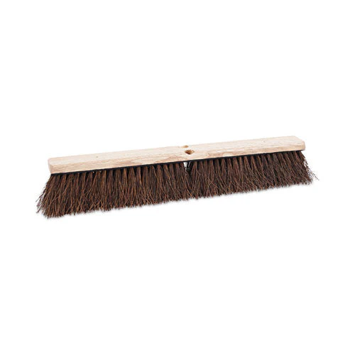 Floor Brush Head, 3.25" Natural Palmyra Fiber Bristles, 24" Brush - Image 1