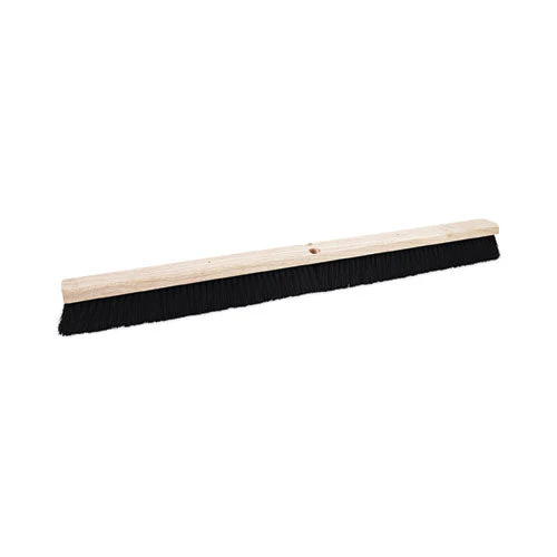 Floor Brush Head, 2.5" Black Tampico Fiber Bristles, 36" Brush - Image 1